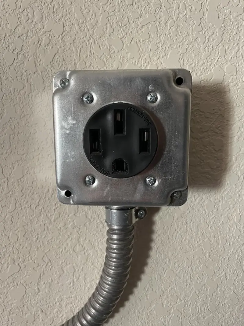 NEMA 14-50 outlet installed for Electrical Panel Upgrade in Sedro-Woolley